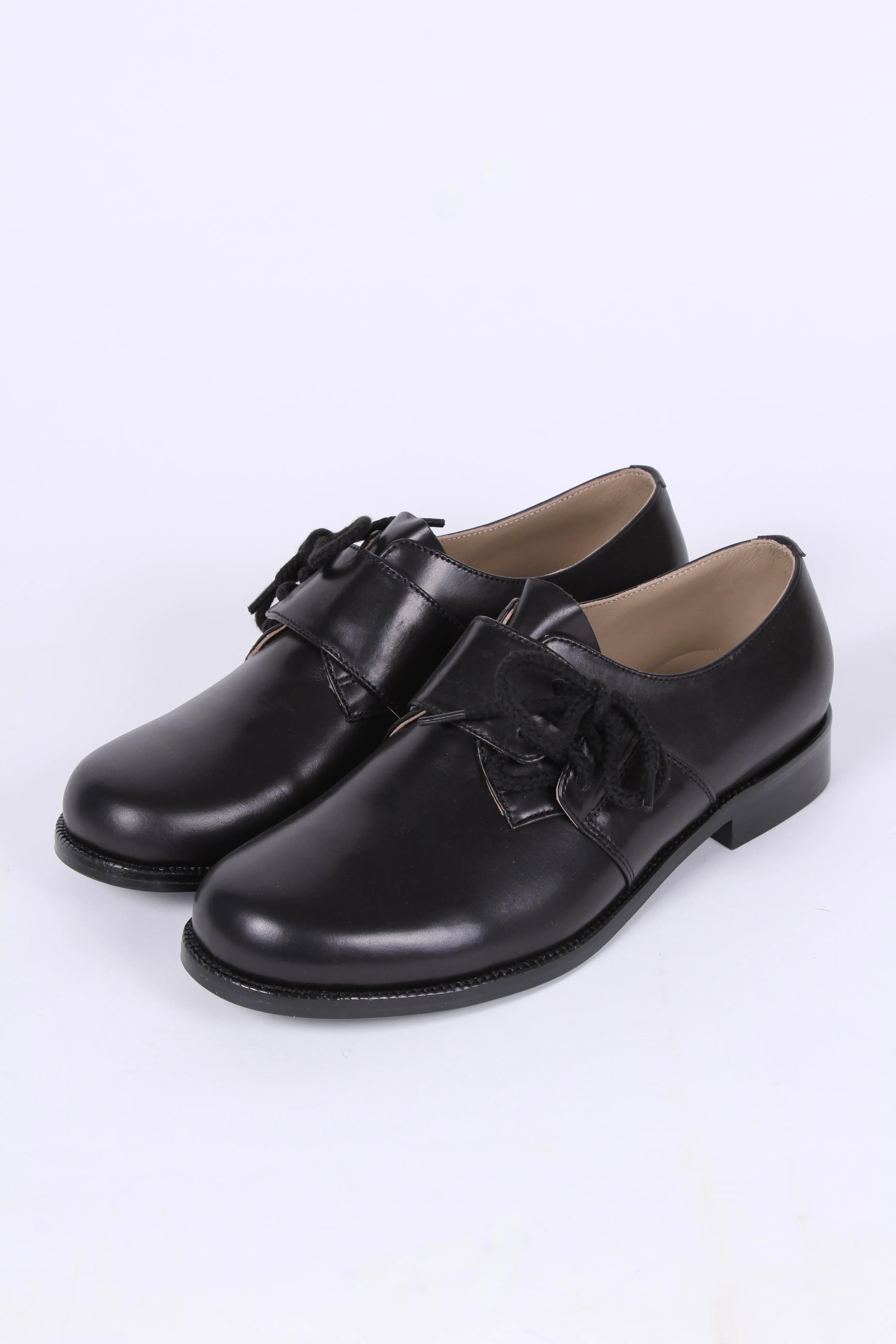1940s everyday  lace-up shoe - black - Ellen