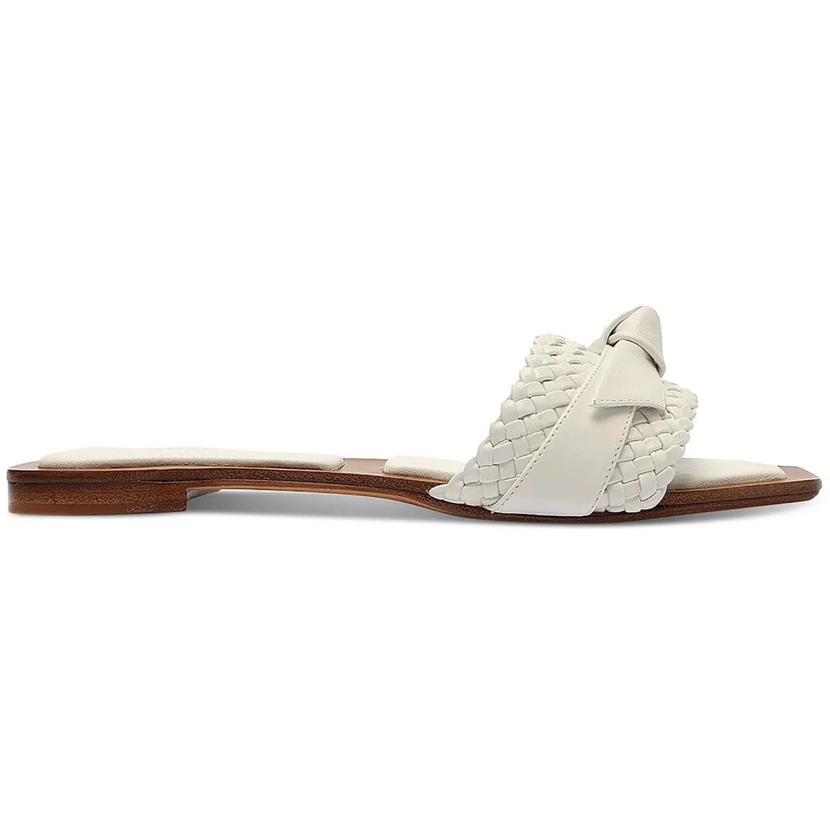 Alexandre Birman Womens Clarita Woven Slip On Slide Sandals