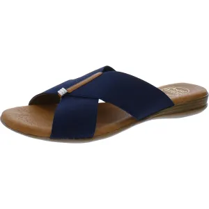 André Assous Womens Slide Mules Slide Sandals