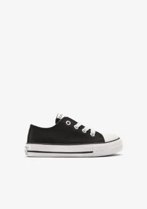 Black Classic Canvas Sneakers
