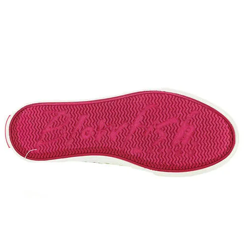 Blowfish Malibu Play-K Off White Galaxy Glitter Star Slip On Rounded Toe Sneaker