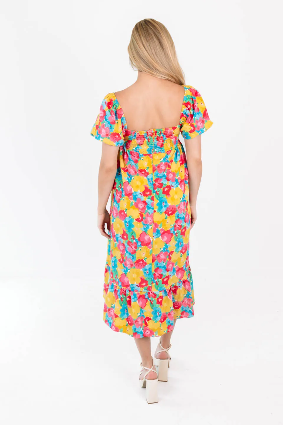 Bold And Beautiful Midi Dress - Multi