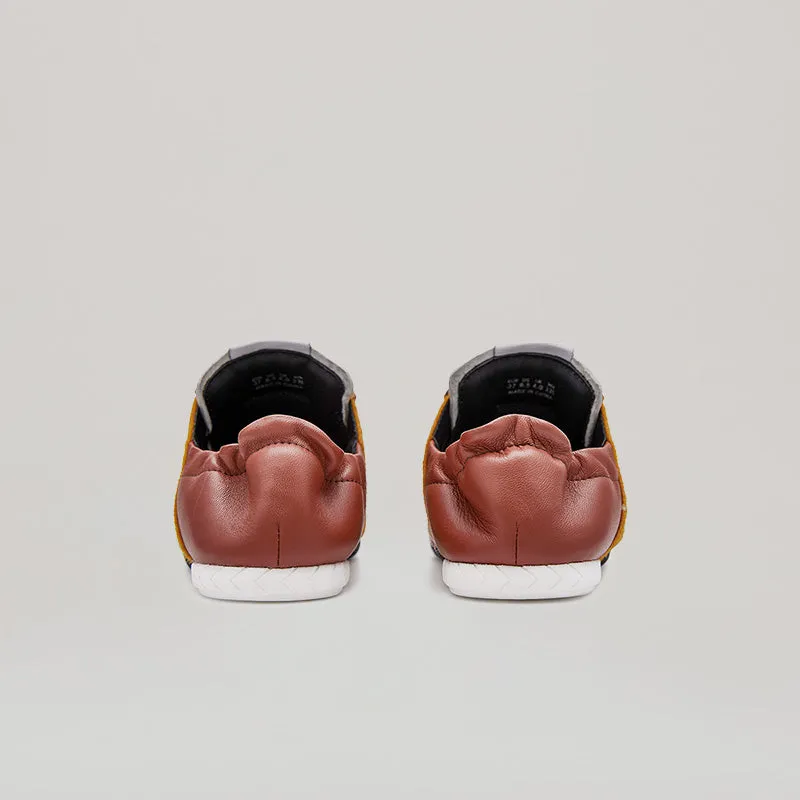 both - TYRES GLIDER LACED UP SNEAKER-BROWN/WHITE