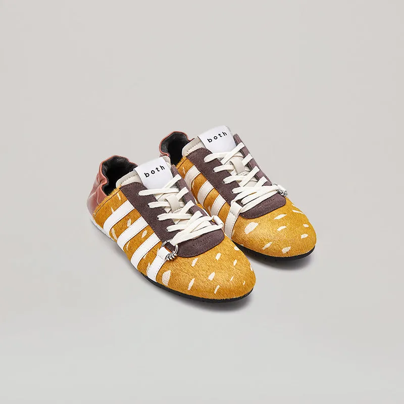 both - TYRES GLIDER LACED UP SNEAKER-BROWN/WHITE