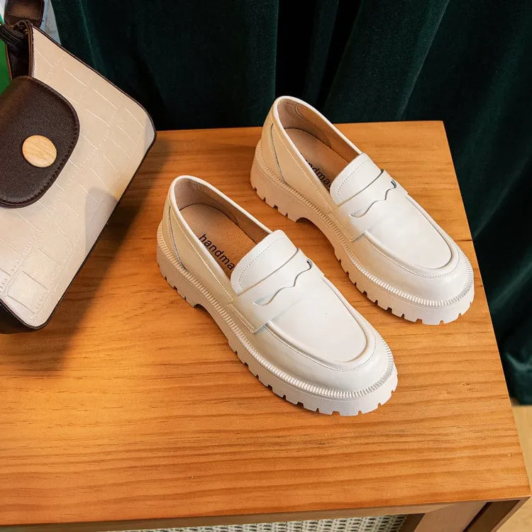 Chunky Leather Loafers