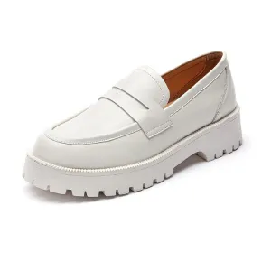 Chunky Leather Loafers