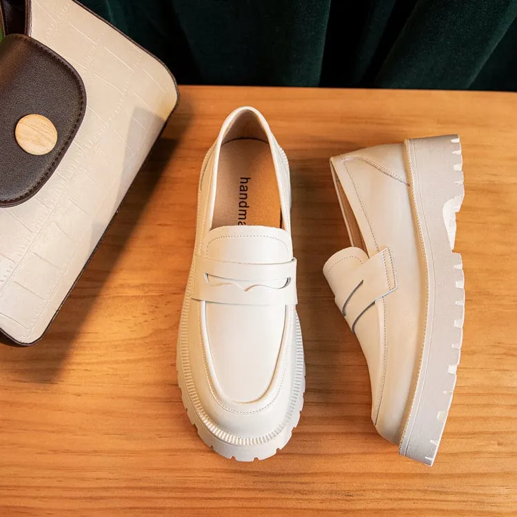 Chunky Leather Loafers