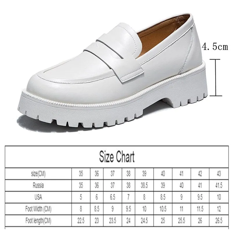 Chunky Leather Loafers