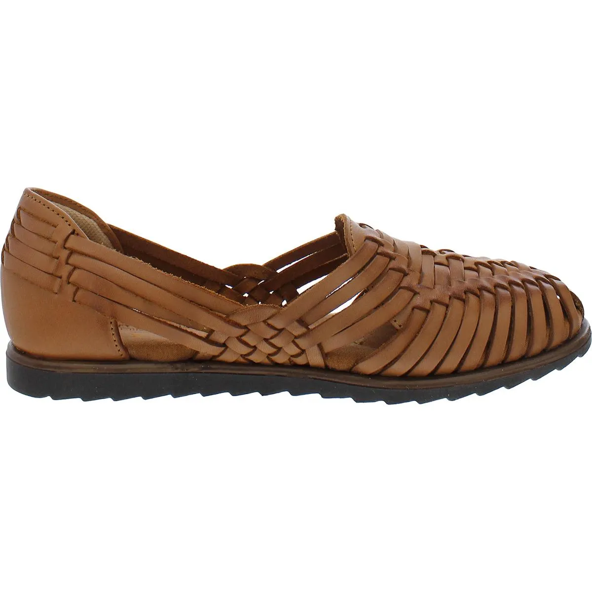 Comfortiva Womens Rainer Leather Woven Huarache Sandals