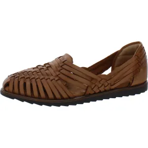 Comfortiva Womens Rainer Leather Woven Huarache Sandals