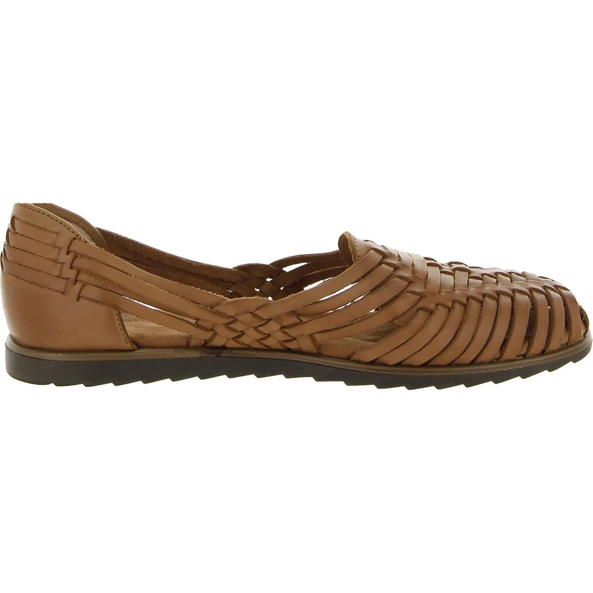 Comfortiva Womens Rainer Leather Woven Huarache Sandals