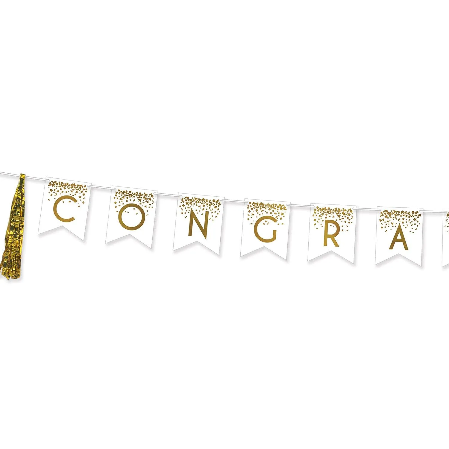 Congratulations Party Tassel Streamer