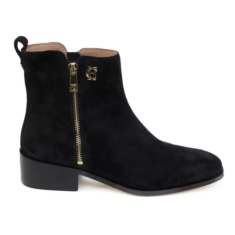 Holland Cooper Zip Chelsea Ladies Boot - Black