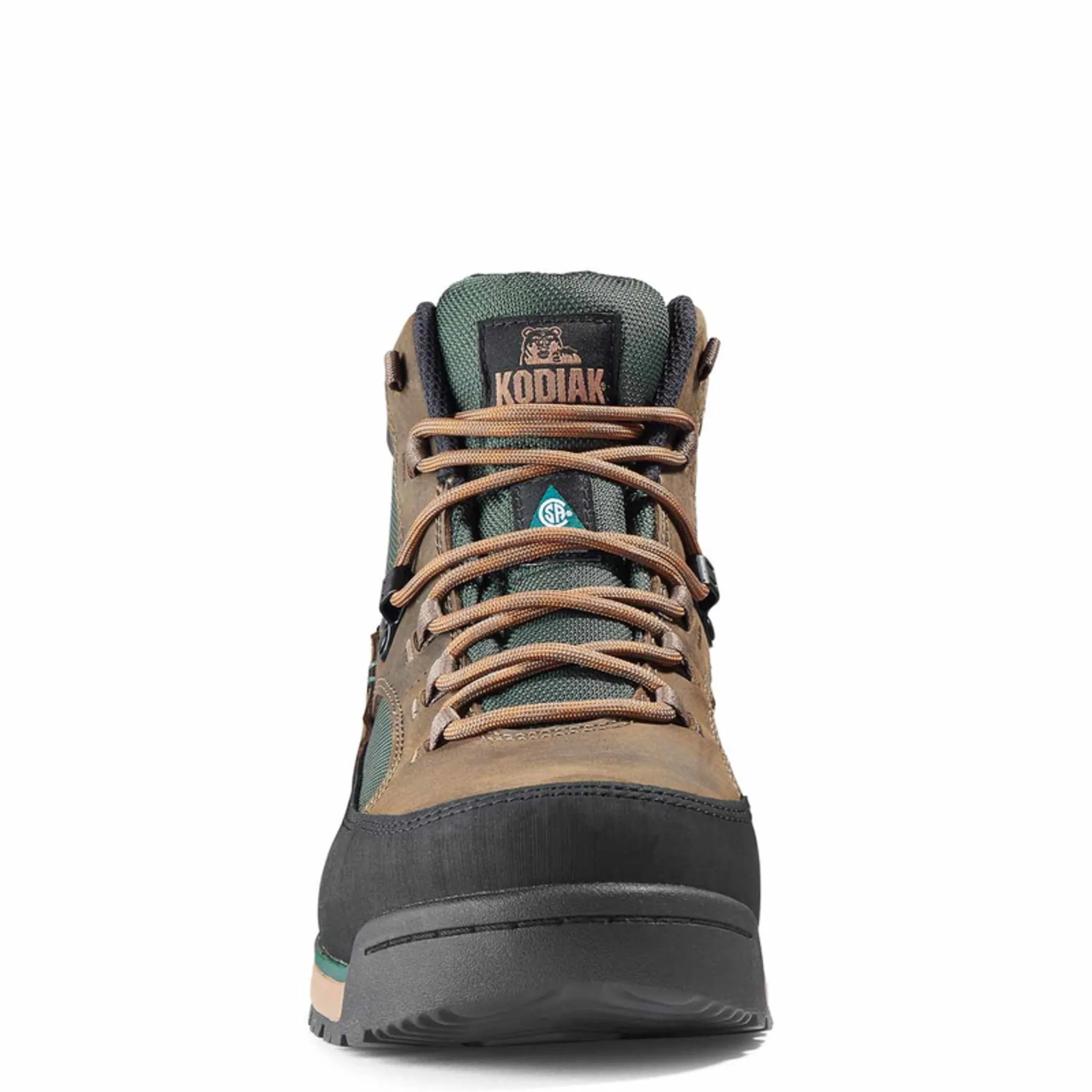 Kodiak Men's 6" Greb Classic Hike Waterproof Steel Toe Safety Work Boots – Durable Full-Grain Leather, Shock-Absorbing EVA Midsole | Sizes 7-15