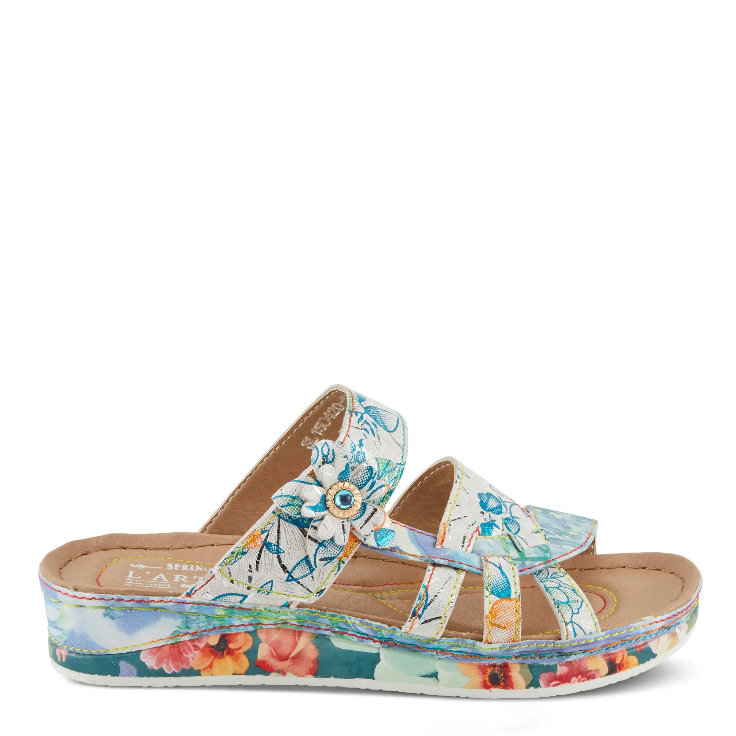 L'Artiste Caimanala Slipon Leather Sandals
