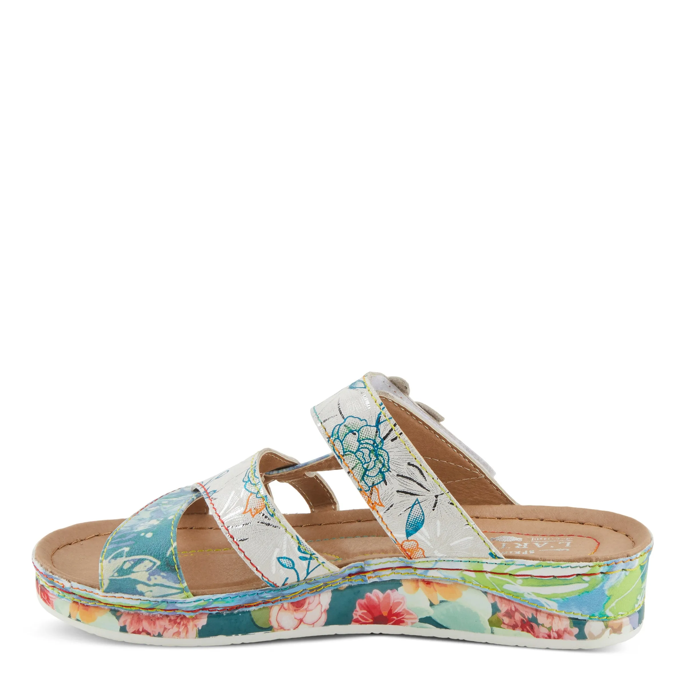 L'Artiste Caimanala Slipon Leather Sandals