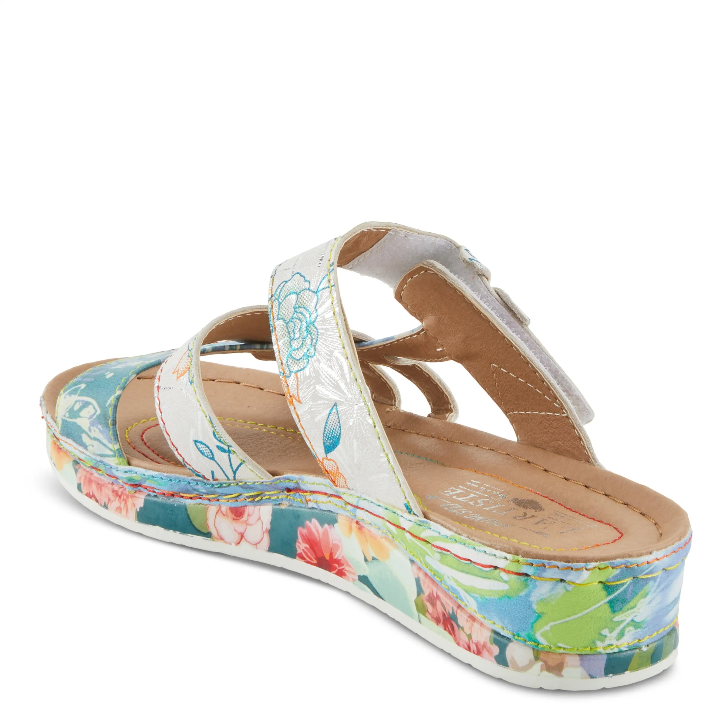 L'Artiste Caimanala Slipon Leather Sandals