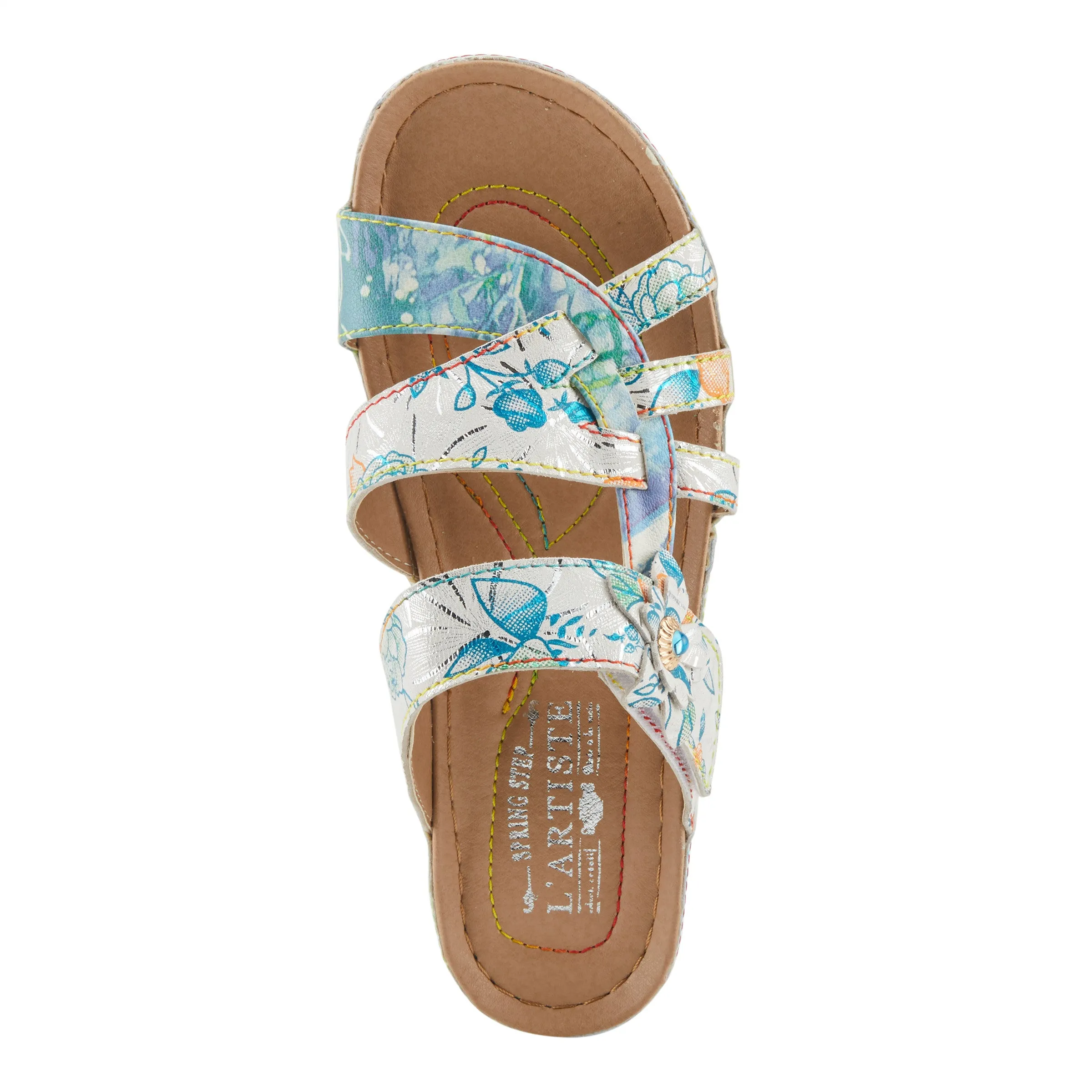 L'Artiste Caimanala Slipon Leather Sandals