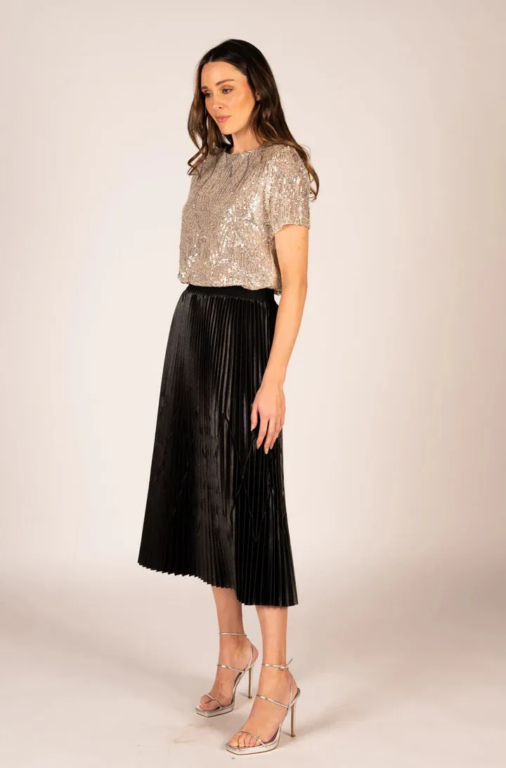 Lilian Pleat Skirt