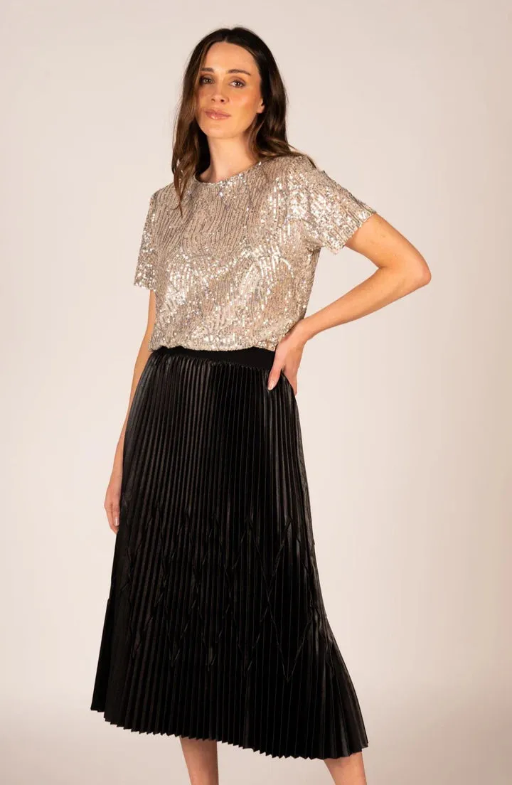 Lilian Pleat Skirt
