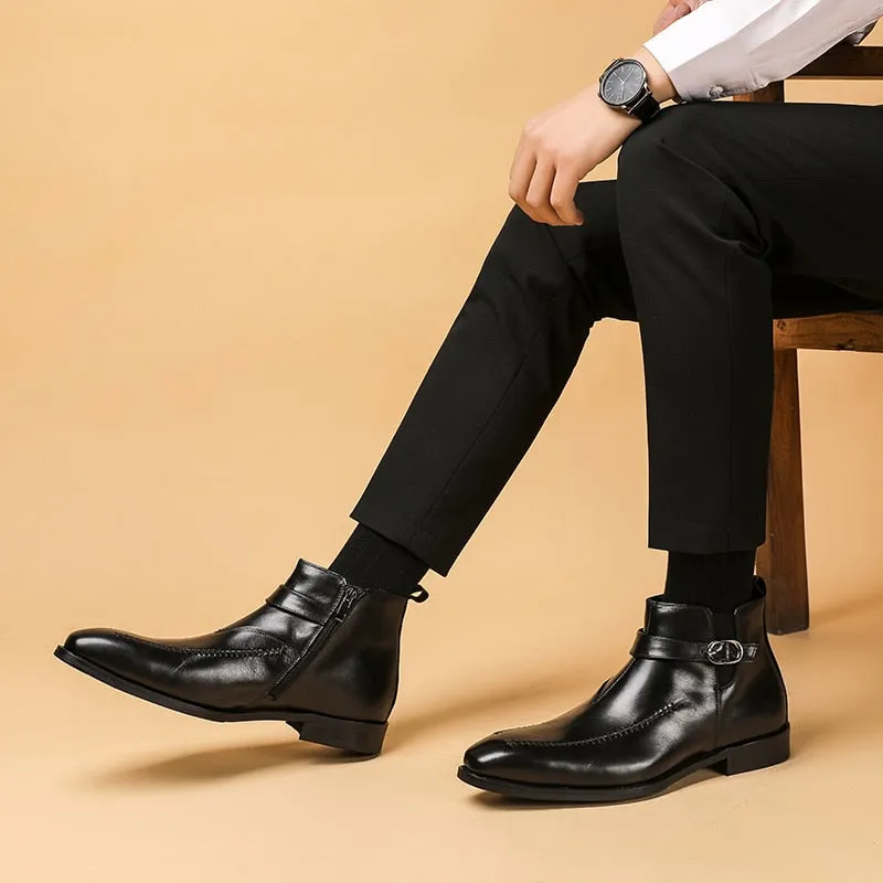 Lustrévo Business Dress Boots