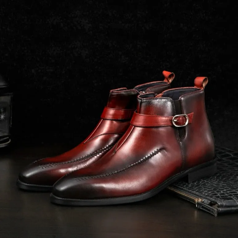 Lustrévo Business Dress Boots