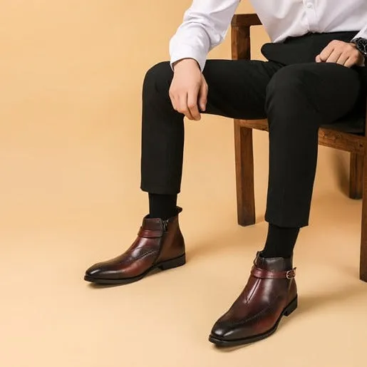 Lustrévo Business Dress Boots