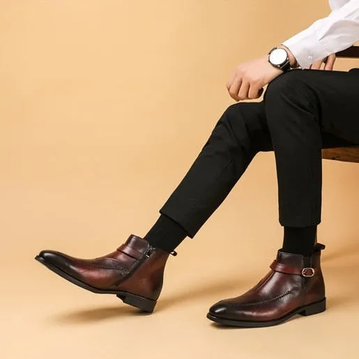 Lustrévo Business Dress Boots
