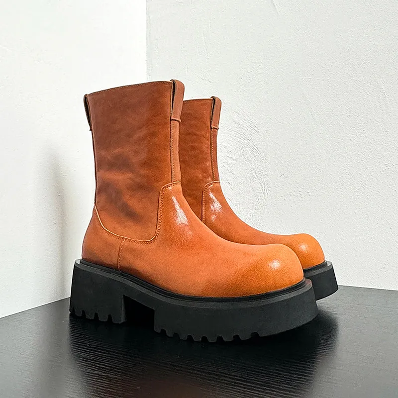 Luxestra Aureline Zippered Boots