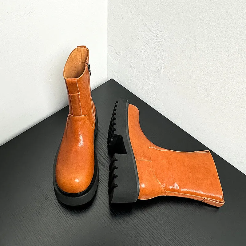 Luxestra Aureline Zippered Boots