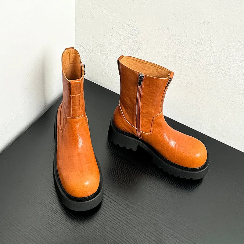 Luxestra Aureline Zippered Boots