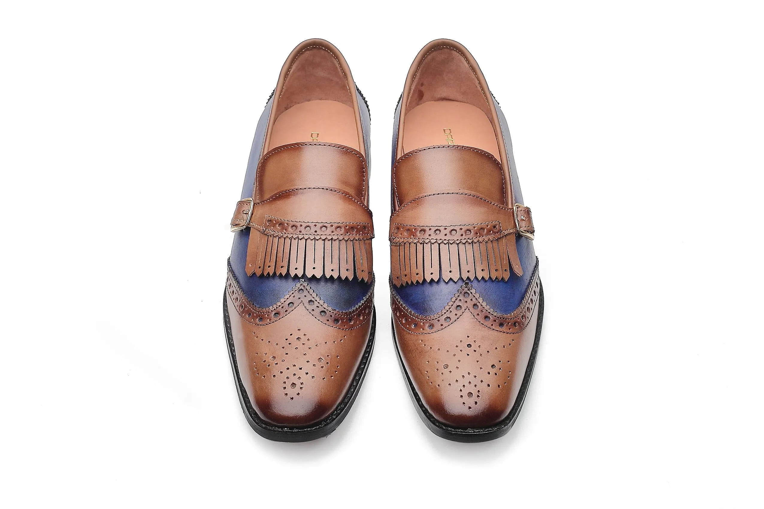 Mayfair Loafers - Tan/Blue
