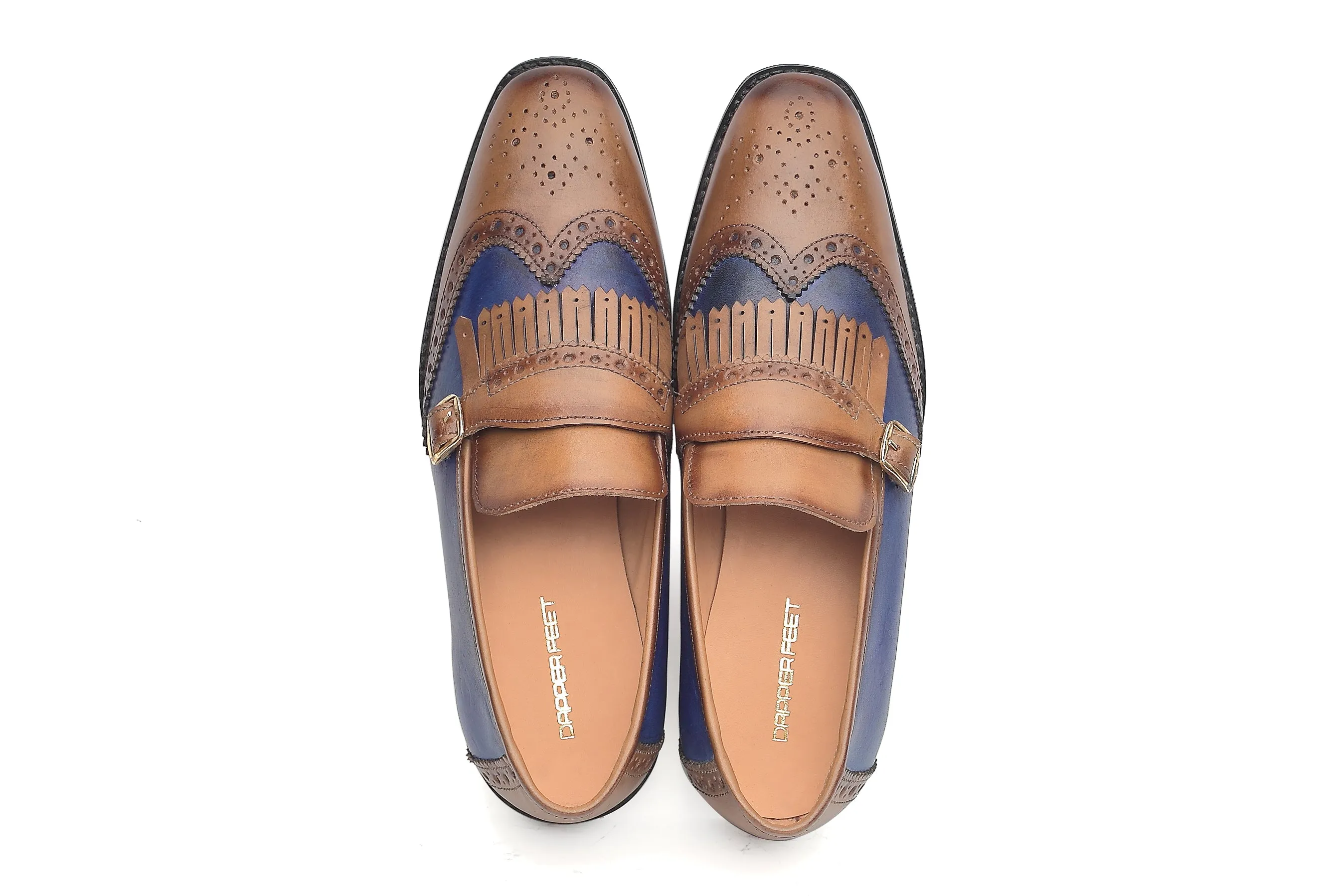 Mayfair Loafers - Tan/Blue