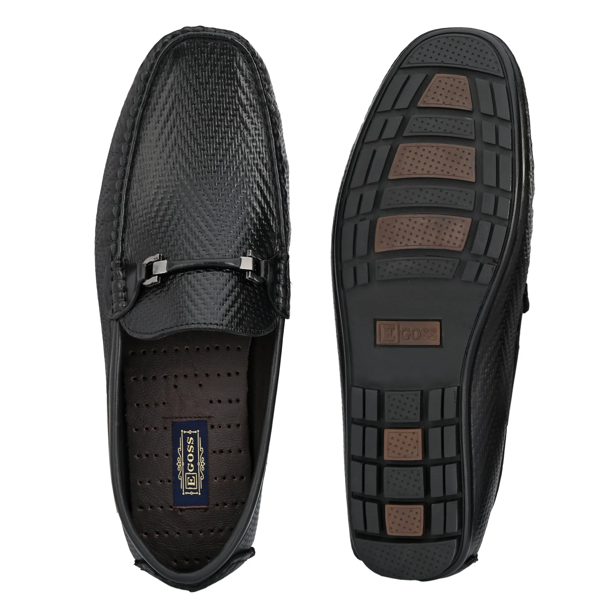 Men Buckled Formal Loafers
