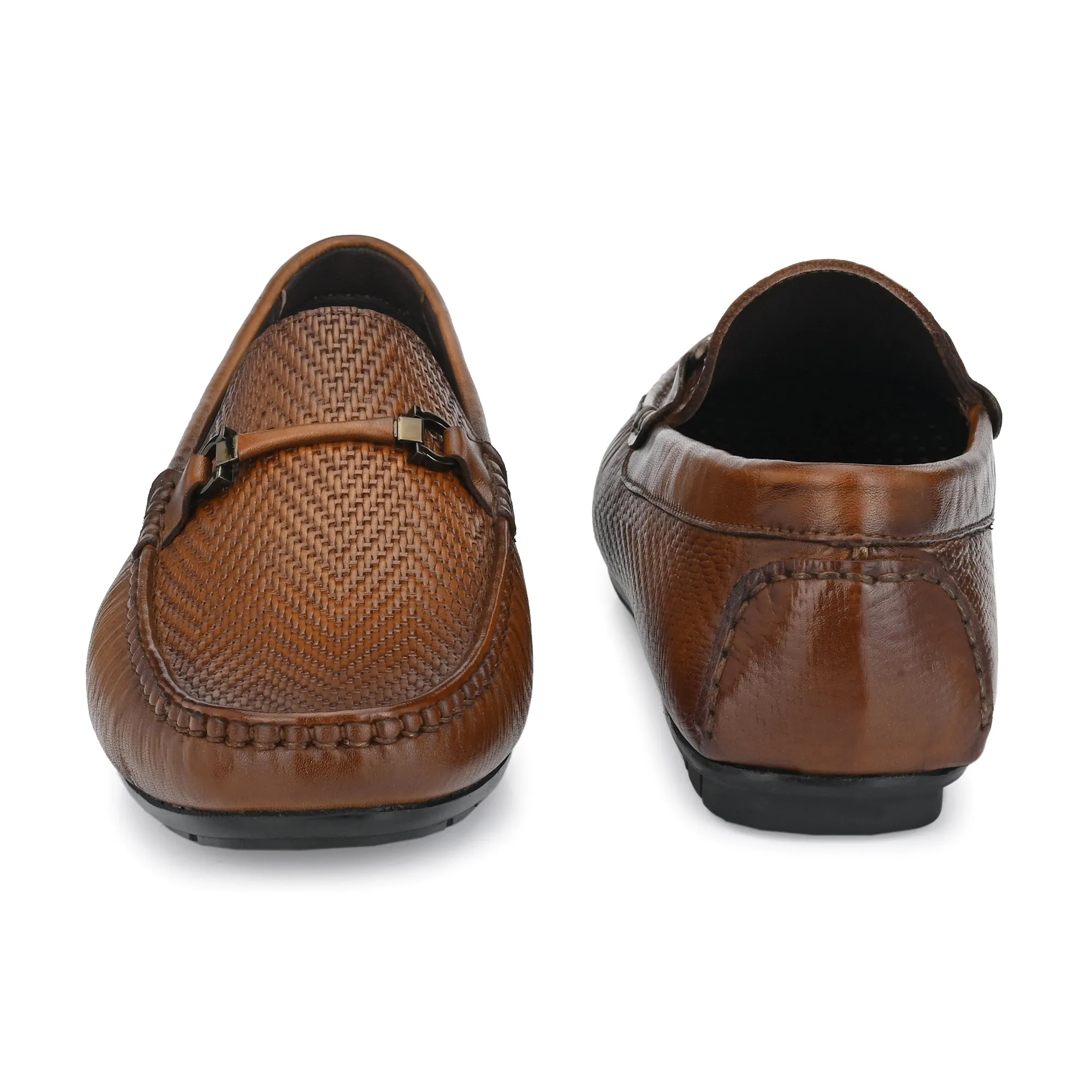 Men Buckled Formal Loafers