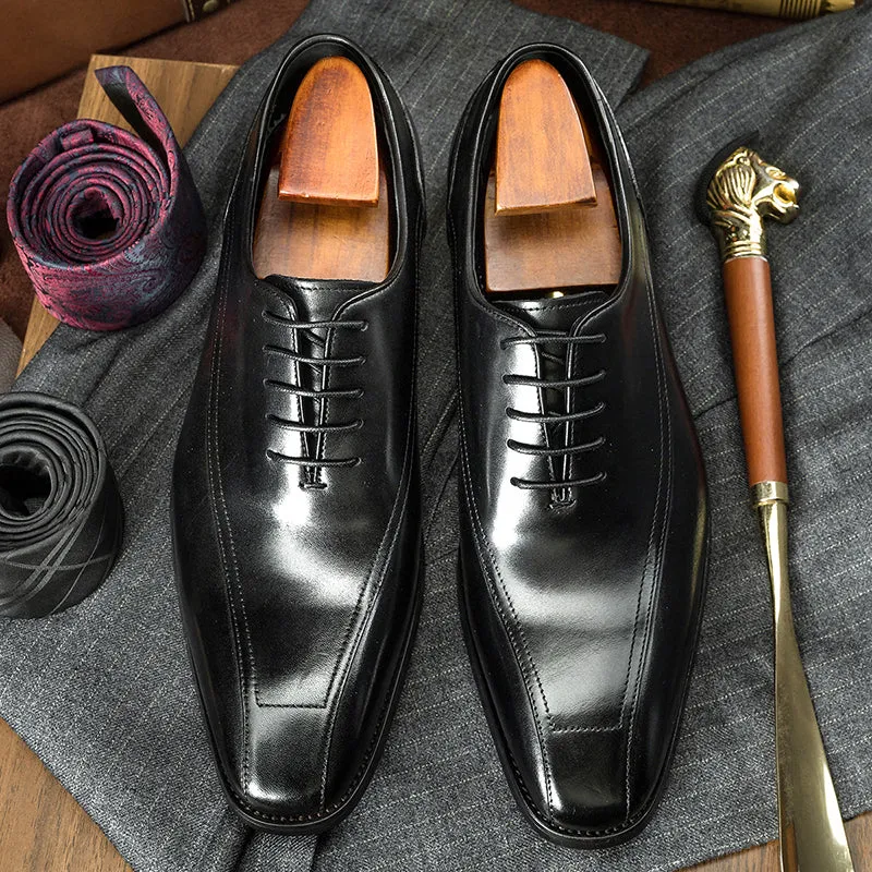 Men leather loafers lace up formal casual stylish loafers
