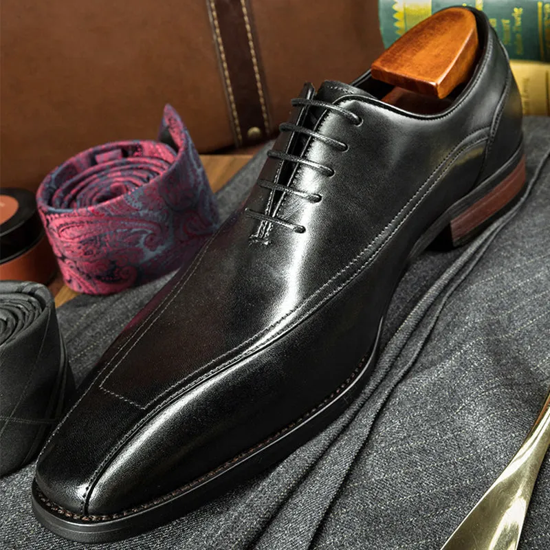 Men leather loafers lace up formal casual stylish loafers