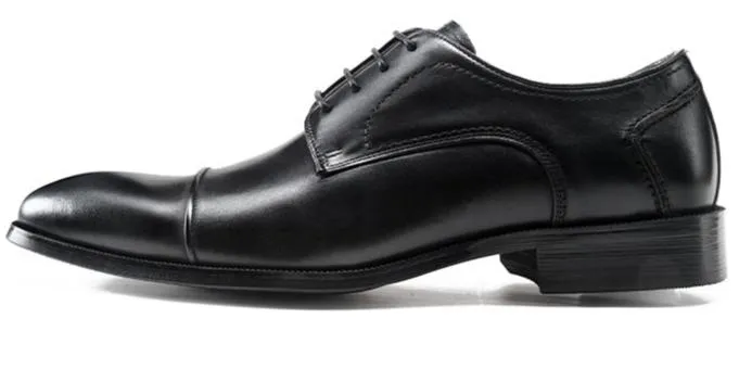 Men stylish leather loafers stitching England style formal loafers