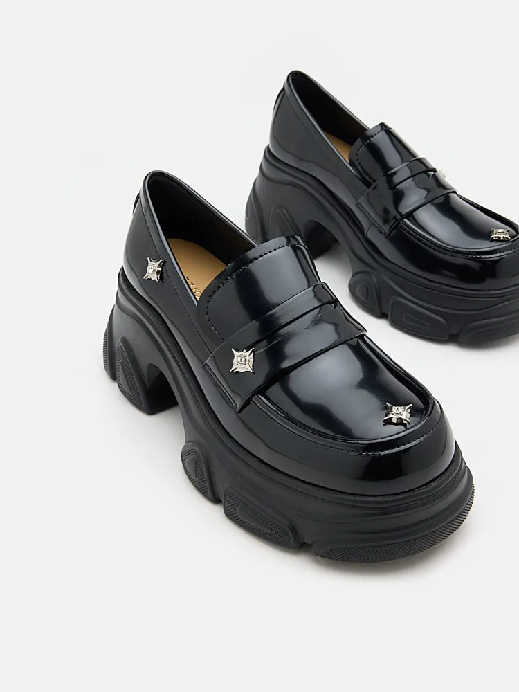 Nevaeh Diamante Platform Loafers
