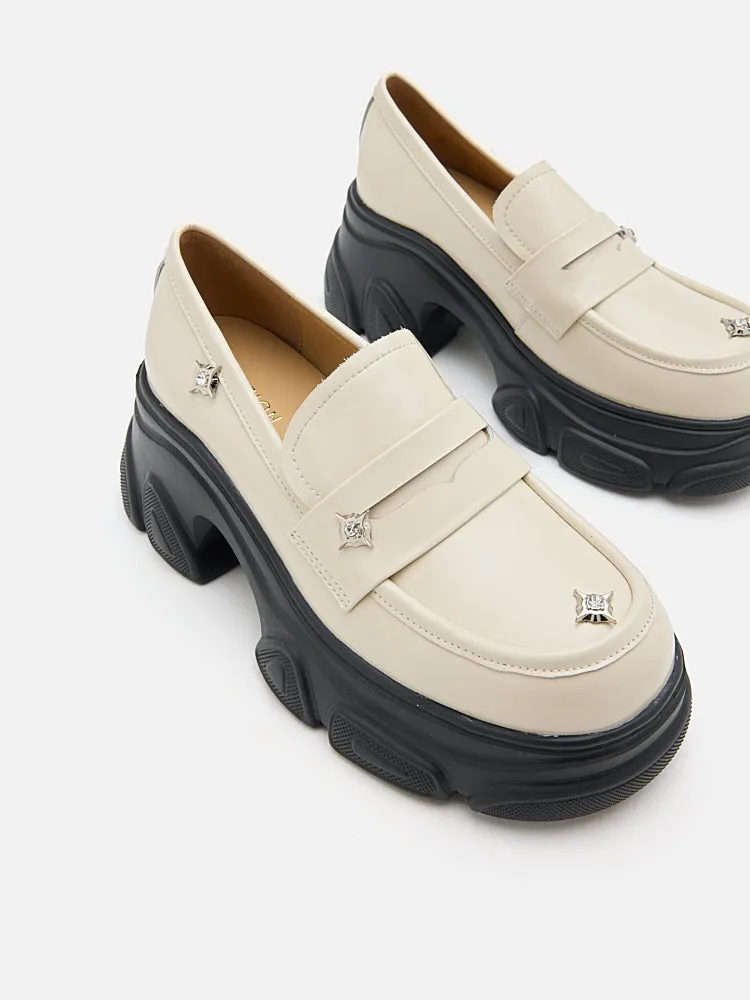 Nevaeh Diamante Platform Loafers