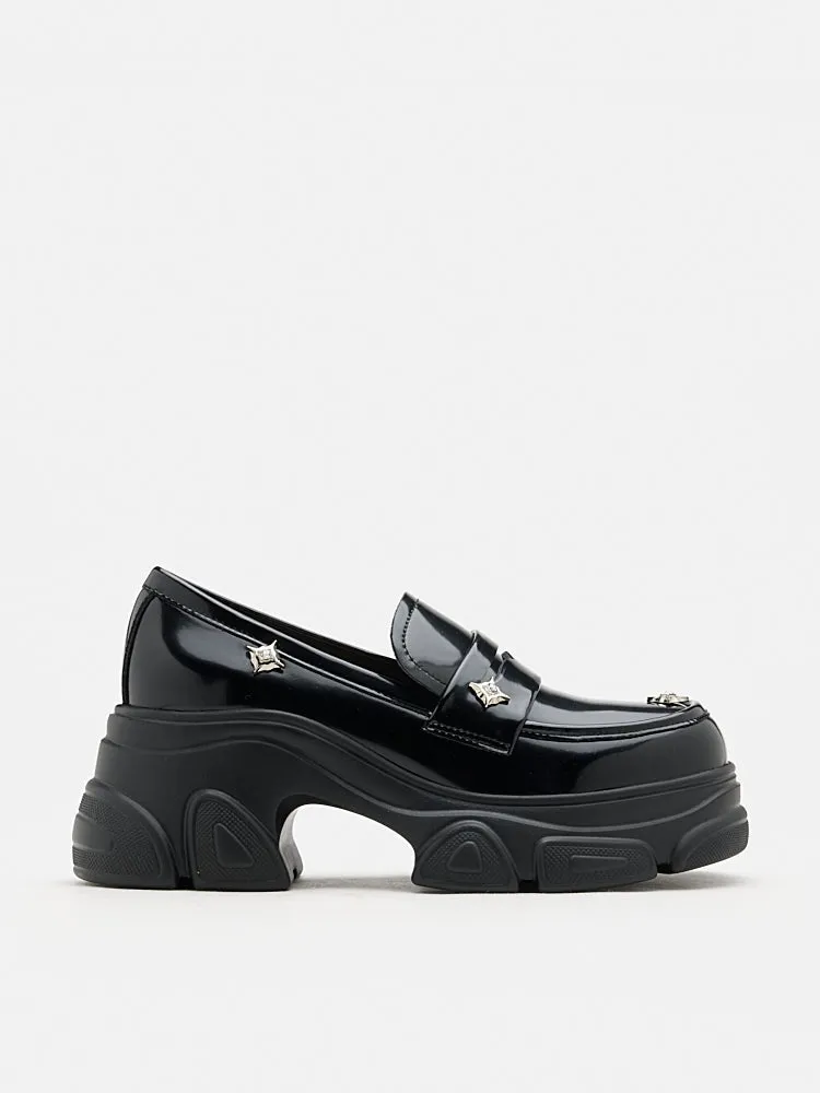 Nevaeh Diamante Platform Loafers