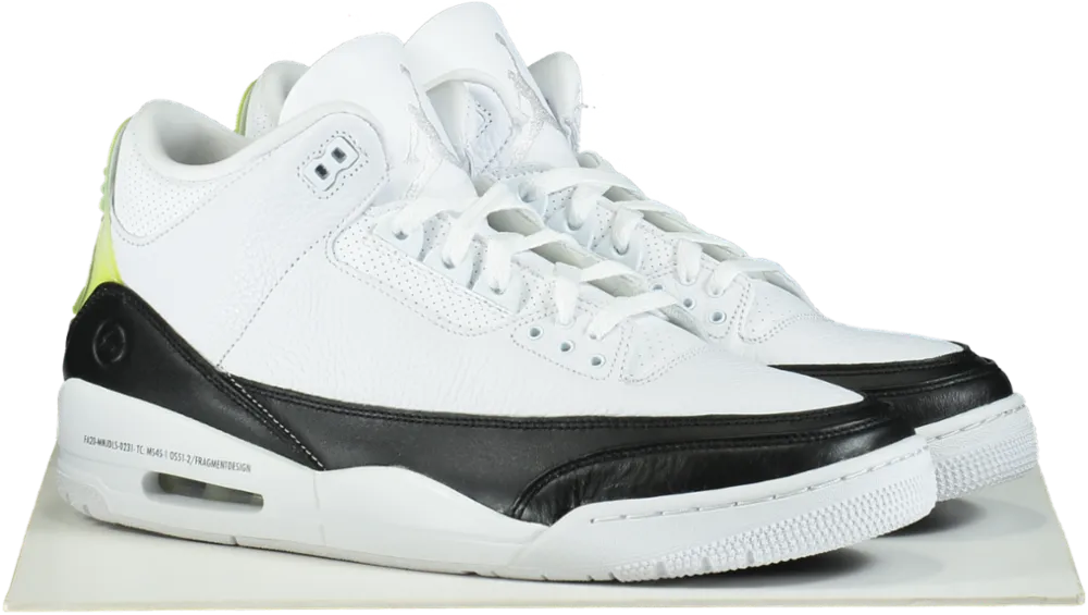 Nike DA3595 White/Black Air Jordan 3 Retro SP Trainers UK 12 