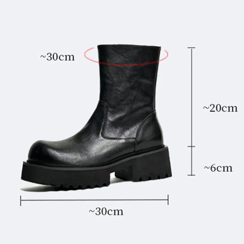 Ostranuxe Luxalon Zip Boots