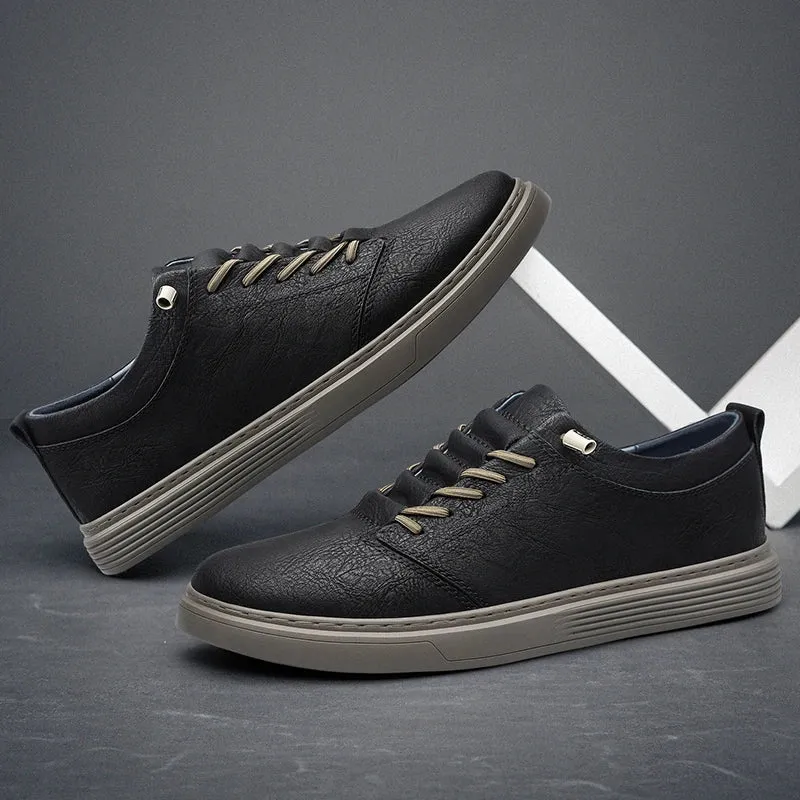 Oxfords - Genuine Leather Sneakers
