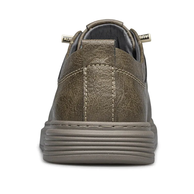 Oxfords - Genuine Leather Sneakers