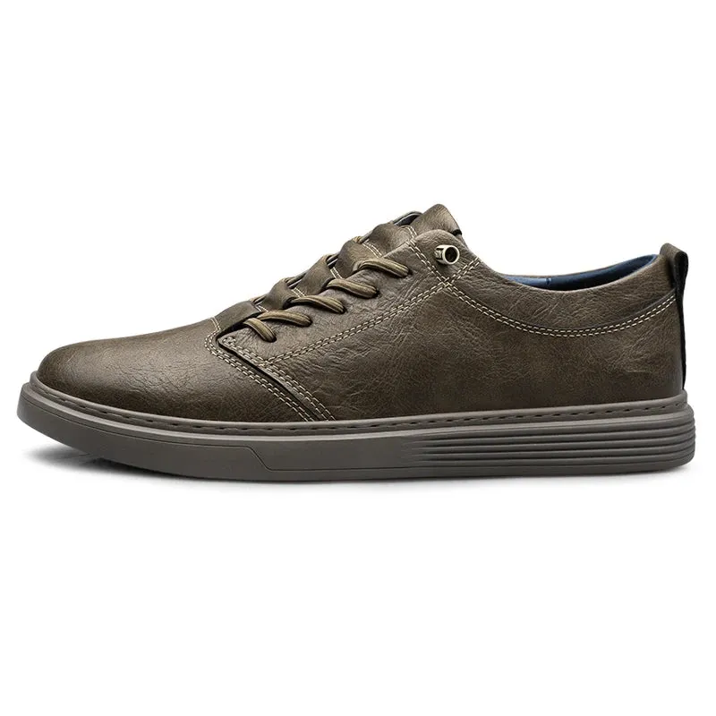 Oxfords - Genuine Leather Sneakers