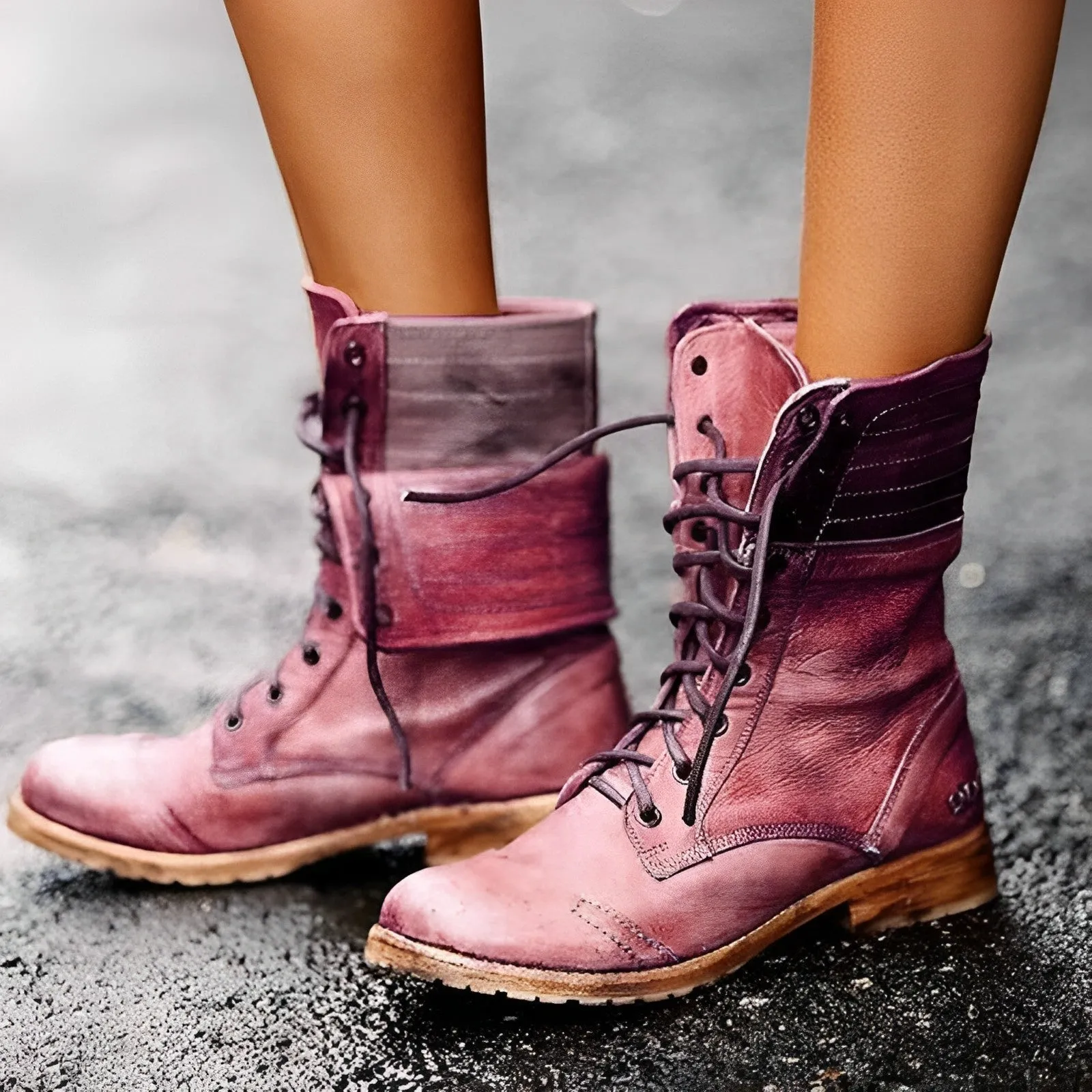 Riley durable leather ankle boots