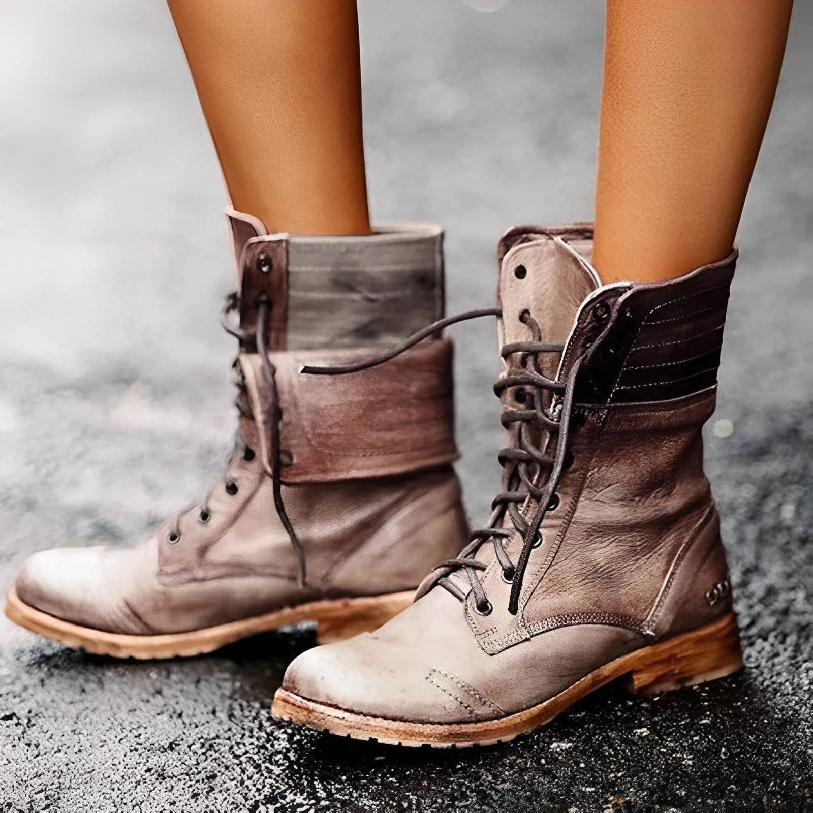 Riley durable leather ankle boots