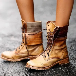 Riley durable leather ankle boots