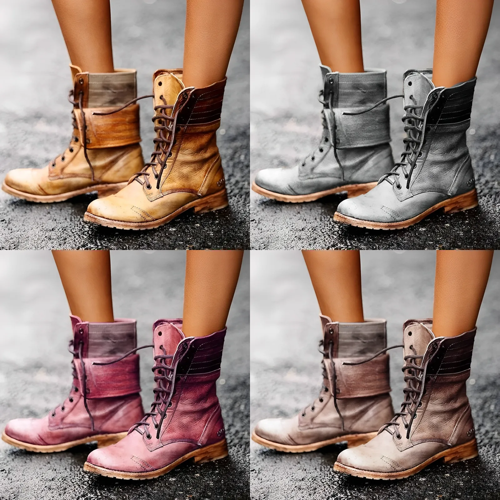 Riley durable leather ankle boots
